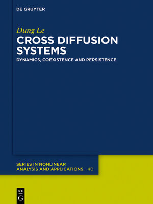 cover image of Cross Diffusion Systems